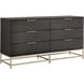 Rebel Gold / Charcoal Grey Dresser, Small